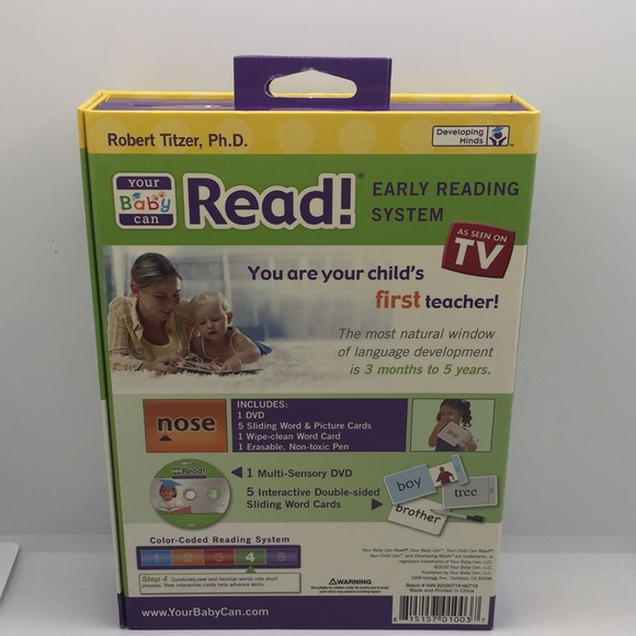 Your Baby Can Read Early Language Development Volume 4 New Sealed - Picture 3 of 5